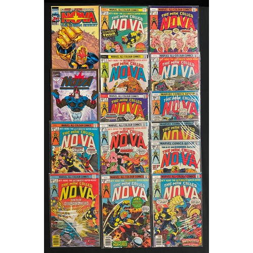 6398 - Comics - The Man Called Nova #2-14 (1976-77). Nova #1 (1994). Nova the Human Rocket #1 (1999). Inclu... 