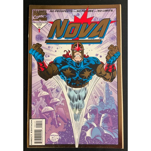 6398 - Comics - The Man Called Nova #2-14 (1976-77). Nova #1 (1994). Nova the Human Rocket #1 (1999). Inclu... 