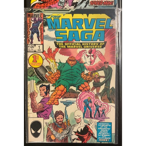 6400 - Comics - Marvel Saga: The Official History of the Marvel Universe #1-25. (1985-1987). Marvel Comics,... 