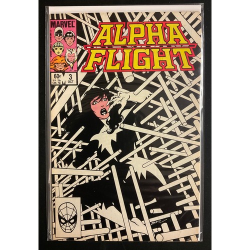 6402 - Alpha Flight #1-28 (1983-1984). 1st Alpha Flight title, includes 1st appearances of Puck, Marrina, T... 