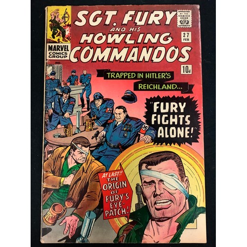 6408 - Sergeant Fury and his Howling Commando's #8, #10, #11, #14, #16, #17, #18, #19, #21-35, #37, 166. (1... 