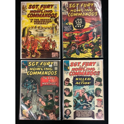 6408 - Sergeant Fury and his Howling Commando's #8, #10, #11, #14, #16, #17, #18, #19, #21-35, #37, 166. (1... 