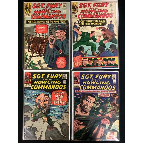 6408 - Sergeant Fury and his Howling Commando's #8, #10, #11, #14, #16, #17, #18, #19, #21-35, #37, 166. (1... 