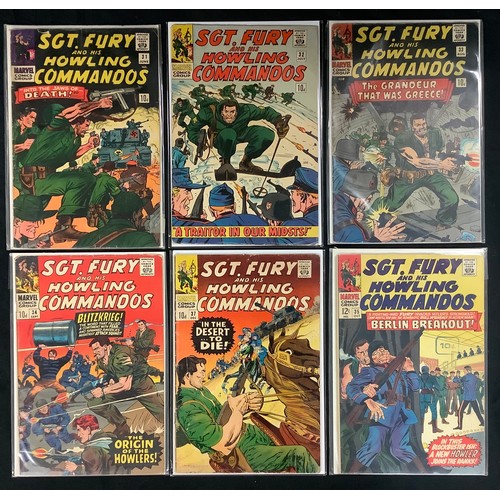 6408 - Sergeant Fury and his Howling Commando's #8, #10, #11, #14, #16, #17, #18, #19, #21-35, #37, 166. (1... 