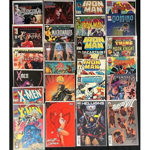 6409 - A collection of Marvel comics including Elektra #2-4, Age of Ultron #1-9, X-Men #1 and another varia... 