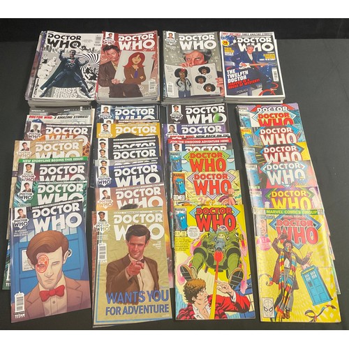 6411 - A collection of Dr Who Comics: Marvel Premiere #57 - 1st Doctor Who appearance in American Comic Boo... 