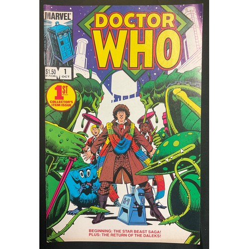 6411 - A collection of Dr Who Comics: Marvel Premiere #57 - 1st Doctor Who appearance in American Comic Boo... 