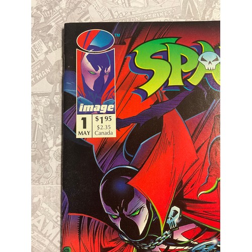 6415 - Spawn #1-3. (1992). 1st appearance of Spawn. Written and drawn by Todd Mcfarlane. Image Comics, Mode... 