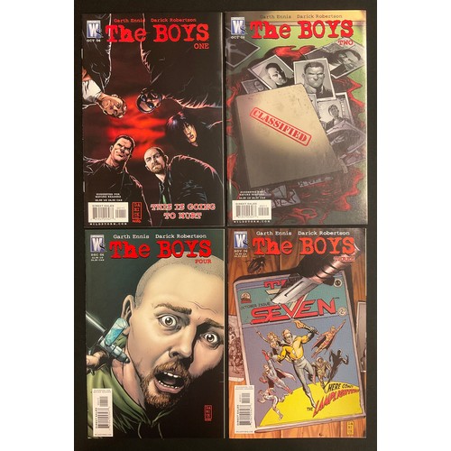 6416 - The Boys #1-4 (2006) Dynamite Entertainment. Includes 1st appearances of The Boys - Butcher, Hughie ... 