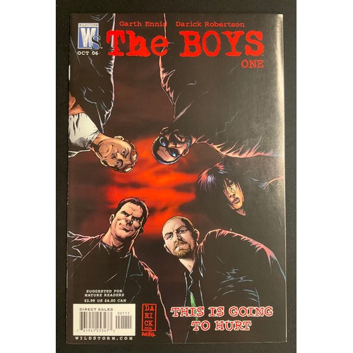 6416 - The Boys #1-4 (2006) Dynamite Entertainment. Includes 1st appearances of The Boys - Butcher, Hughie ... 