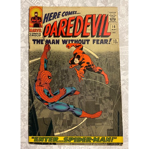 6418 - Daredevil #16 (1966) 1st appearance of the Masked Marauder. Classic John Romita Snr Cover art. UK Pe... 