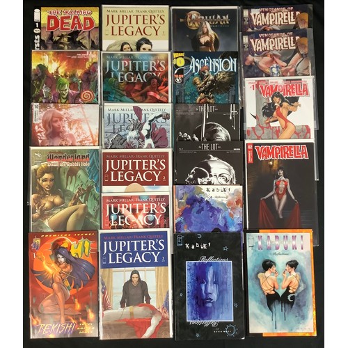 6420 - A collection of indie comics including Vampirella, Kabuki Reflections #1-4, Jupiter’s Legacy #1-3 pl... 