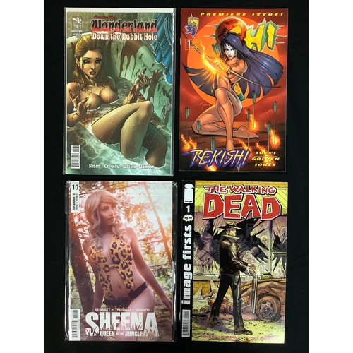 6420 - A collection of indie comics including Vampirella, Kabuki Reflections #1-4, Jupiter’s Legacy #1-3 pl... 