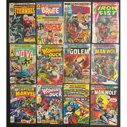 6421 - Marvel Comics - Eternals #1 (1976), The Man Called Nova #4 (1976), Howard the Duck #3-4 (1976), Crea... 