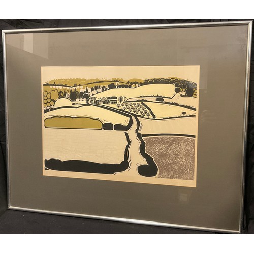 26 - Graham Clarke (bn. 1941), by and after, Chalk Hills, signed in pencil to margin, limited edition 13/... 