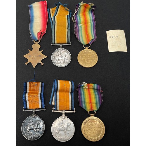 4010 - WW1 British Medals collection to include: 1914-15 Star, British War Medal and Victory Medal to 01249... 