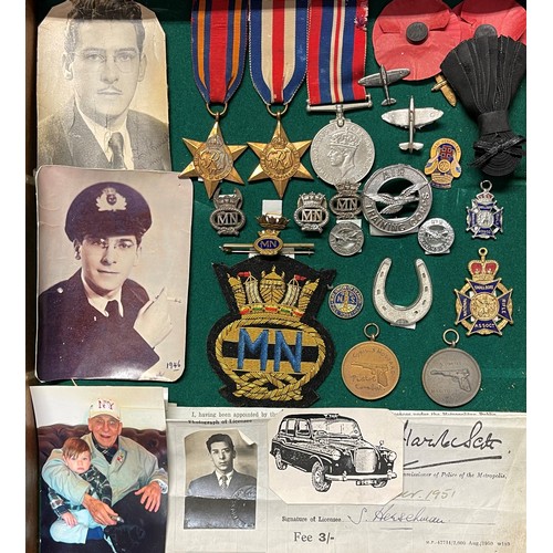 WW2 British Merchant Seaman Medal And Insignia Group To Cyril Howard ...