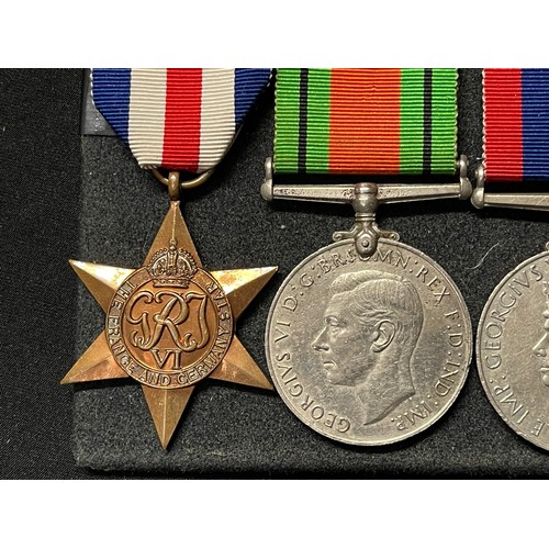 4019 - WW2 British Medal Group to 14444623 Pte J Quilton, Sherwood Foresters comprising of France & Germany... 