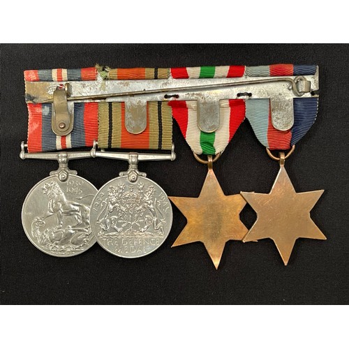 4020 - WW2 British RAF Medal Group to 1803940 LAC Alfred Austin Oates comprising of 1939-45 Star, Italy Sta... 