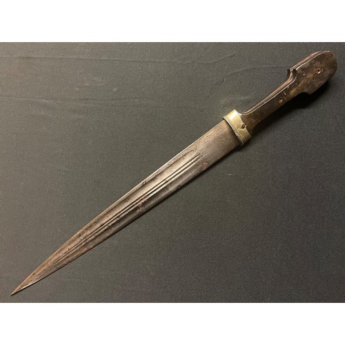 4044 - Imperial Russian Kuban Cossacks M1904 Kindjal Dagger with double edged fullered blade 334mm in lengt... 