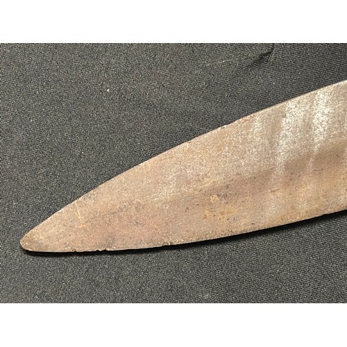 4059 - French 1831 Pattern Artillery Short Sword with double edged blade 480mm in length. Marked 