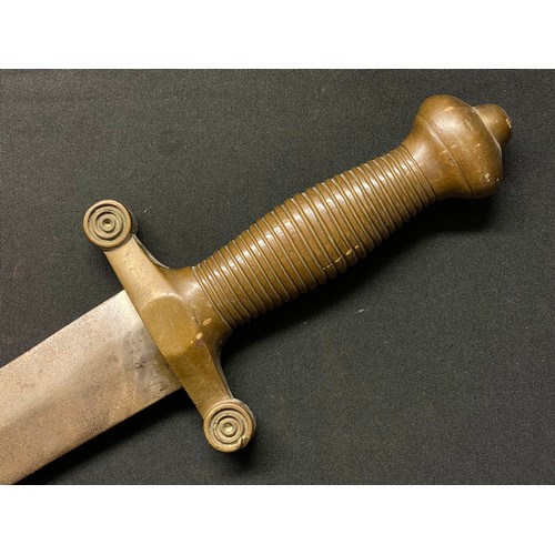 4059 - French 1831 Pattern Artillery Short Sword with double edged blade 480mm in length. Marked 