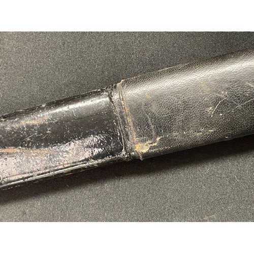 4060 - French 1866 Pattern Chassepot bayonet with single edged fullered blade 567mm in length. Maker marked... 