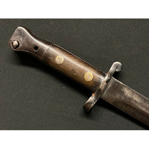 4061 - Boer War Lee-Metford Bayonet with double edged blade 304mm in length. Maker marked 