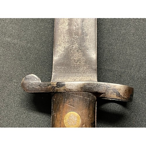 4061 - Boer War Lee-Metford Bayonet with double edged blade 304mm in length. Maker marked 