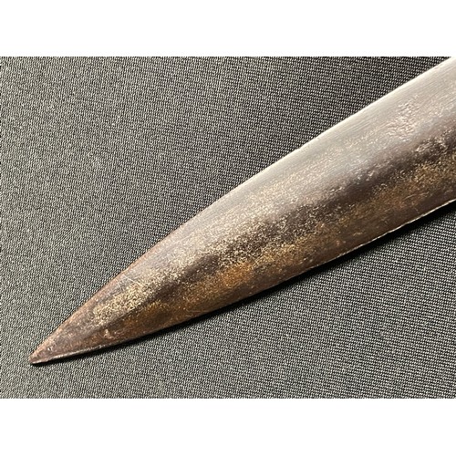 4061 - Boer War Lee-Metford Bayonet with double edged blade 304mm in length. Maker marked 