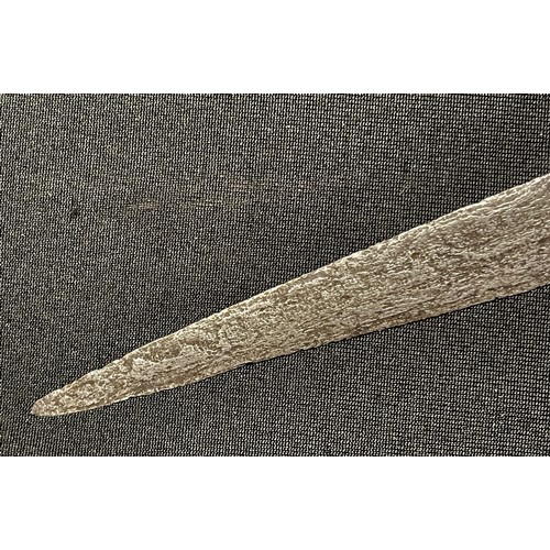 4063 - Javanese Kris Dagger with double sided blade 325mm in length. Decorated grip. Overall length 420mm. ... 