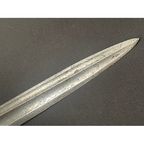 4072 - French 1882 Pattern Officers Sword with double fullered single edged blade 770mm in length. Maker ma... 