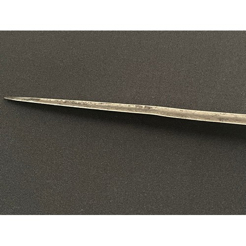 4072 - French 1882 Pattern Officers Sword with double fullered single edged blade 770mm in length. Maker ma... 