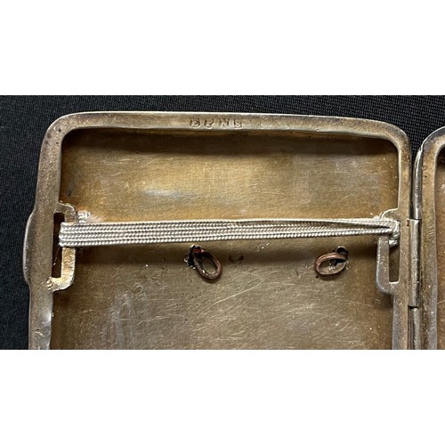 4163 - WW2 British RAF Sweetheart dedicated EPNS Cigarette Case engraved 