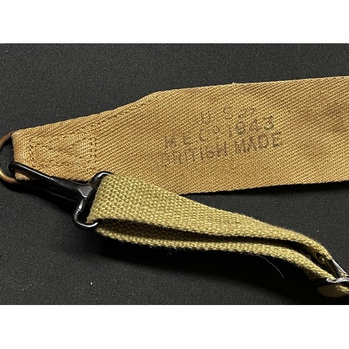 4169 - WW2 US Army M1936 Pistol Belt complete with original M1911 Ammo pouch, reproduction Brown Leather .4... 