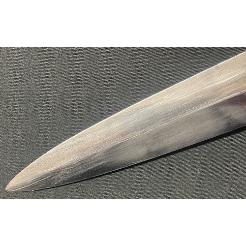 4218 - WW2 Third Reich 1933 Pattern SA dagger with 220mm long double edged blade with 