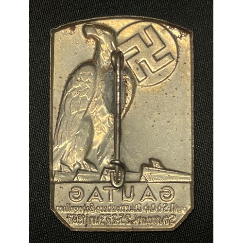 4226 - WW2 Third Reich Rally and Riders badges to include: Gautag Stuttgart 1937: Gautag NSLB Gau Westfalen... 