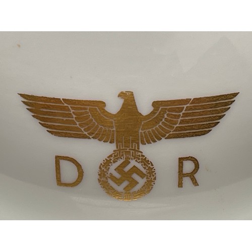 4248 - WW2 Third Reich Hermann Göring Nymphenburg Porcelain Domed Lidded Butter Dish From His Personal Deut... 