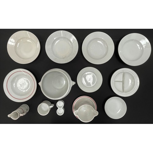 4262 - WW2 Third Reich Kriegsmarine Tableware Collection comprising of 13 items: bowls, Soup Tureen, mug, c... 