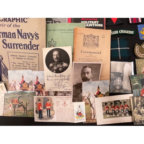 4281 - A collection of British Army formation signs, Parachute Regt Drop Zone flashes, Scottish Regt Tartan... 