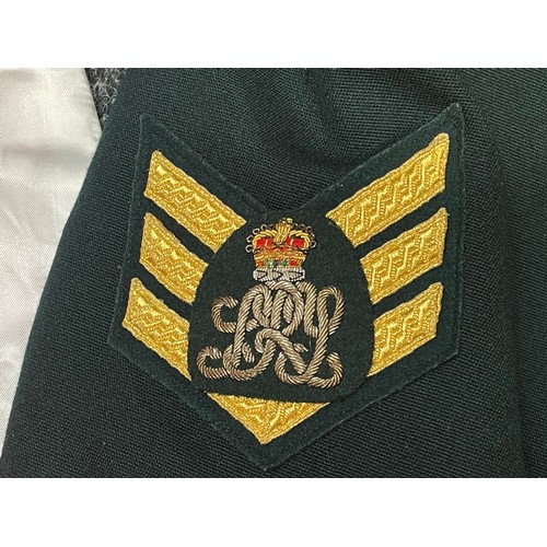 4293 - British Sherwood Rangers Yeomanry Sgts Mess Dress Uniform jacket, waistcoat and trousers. Tailored b... 