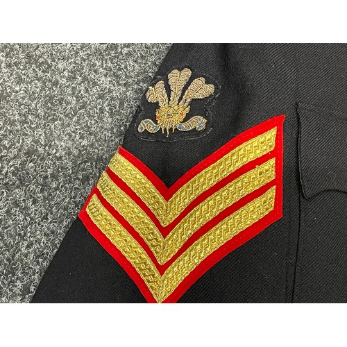 4298 - British Army 9th/12th Lancers Sgt's No1 Dress Uniform complete with all insignia and medal ribbons p... 