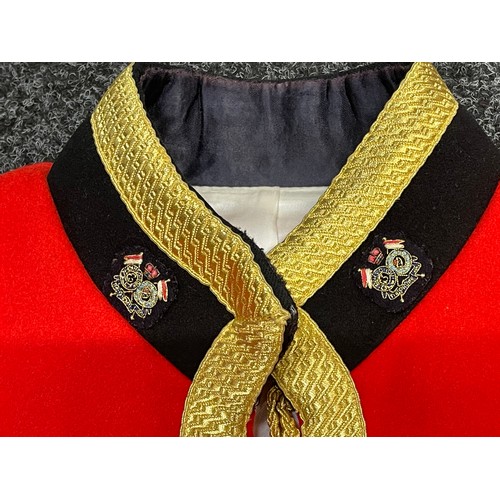 4299 - British Army Queen Royal Lancers Warrant Officers Mess Dress Uniform. Complete with waistcoat. Tailo... 