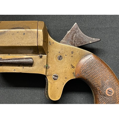 4307 - Deactivated WW1 French Ruggieri Flare Pistol. Serial no 3352. Barrel length 100mm. Overall length 20... 