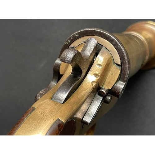 4308 - Deactivated British WW1 Webley & Scott Flare Pistol serial no 97431. Dated 1917. Barrel length 147mm... 