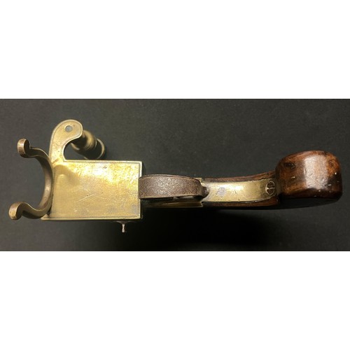 4314 - GRIII Flintlock Tinder Lighter with brass body signed 