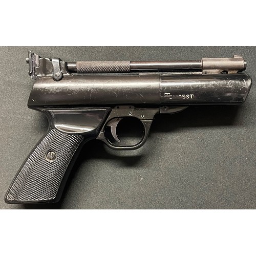 4316 - Webley Tempest .22 Cal Air Pistol with 173mm long barrel. No serial number. Working order. Overall l... 