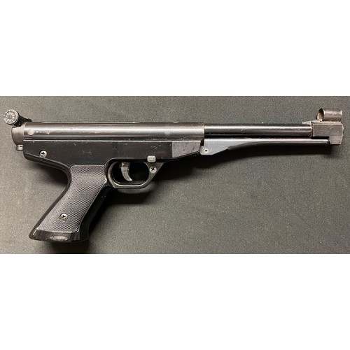 4318 - Gamo .177 cal Target Air Pistol serial number 768221 with 82mm long barrel.  Working order. Overall ... 