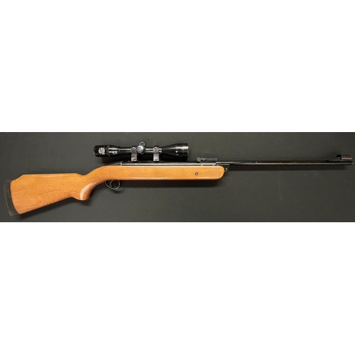 4324 - BSA Mercury Mark II .22 Air Rifle serial number ZA1468 with 470mm long barrel fitted with a Model 12... 