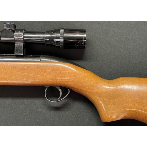 4324 - BSA Mercury Mark II .22 Air Rifle serial number ZA1468 with 470mm long barrel fitted with a Model 12... 